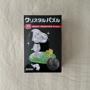 Peanuts snoopy crystal puzzle 3D jigsaw puzzle Woodstock